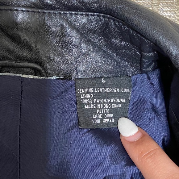 Real leather black jacket - Picture 5 of 10